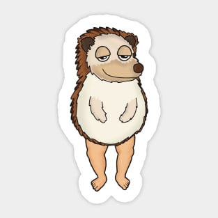 Hedgehog #BabyLegs Sticker